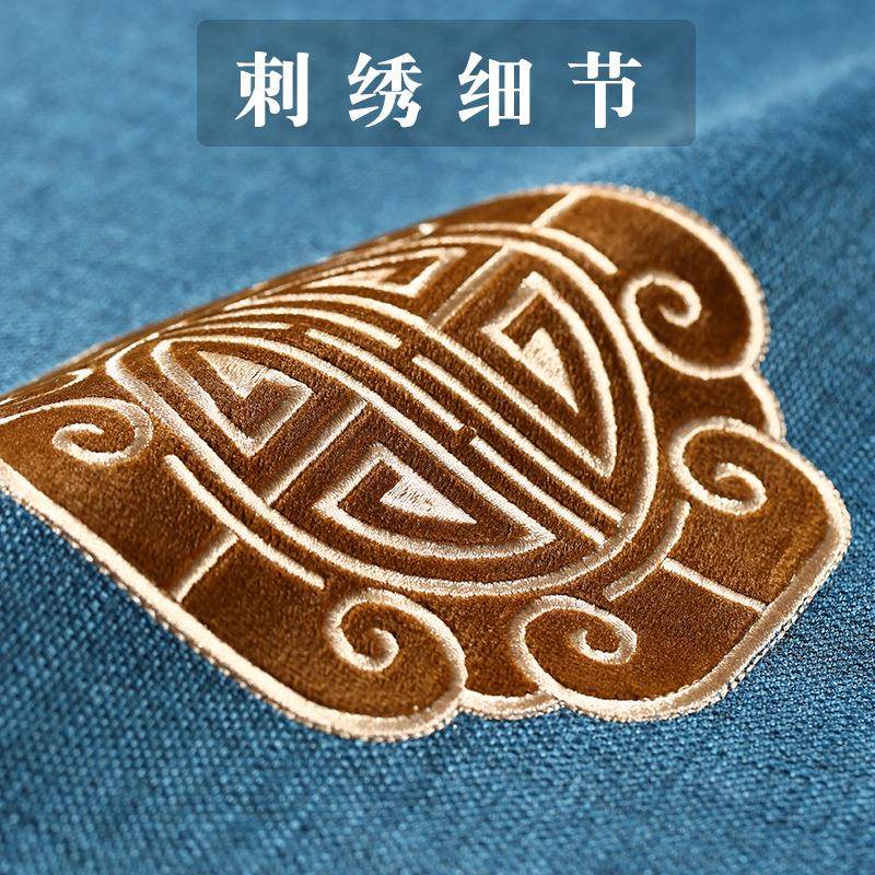 中式坐垫椅垫靠背一体实木圈椅茶椅垫靠枕靠山枕罗汉床云朵枕靠垫