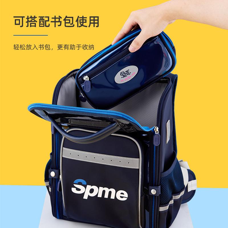 创意多功能文具盒文具笔袋简约便携手提小学生大容量双层笔盒