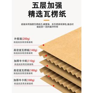 纸盒加厚打包箱 搬家纸箱特大号超硬整理箱子纸壳收纳神器快递包装