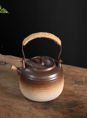 家陶瓷烧水壶WIQ电陶炉白茶黑茶老煮茶器用炉围炉煮茶碳壶干烧户