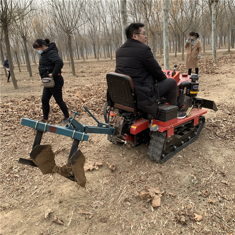 双链轨履带微耕机水旱两用松土