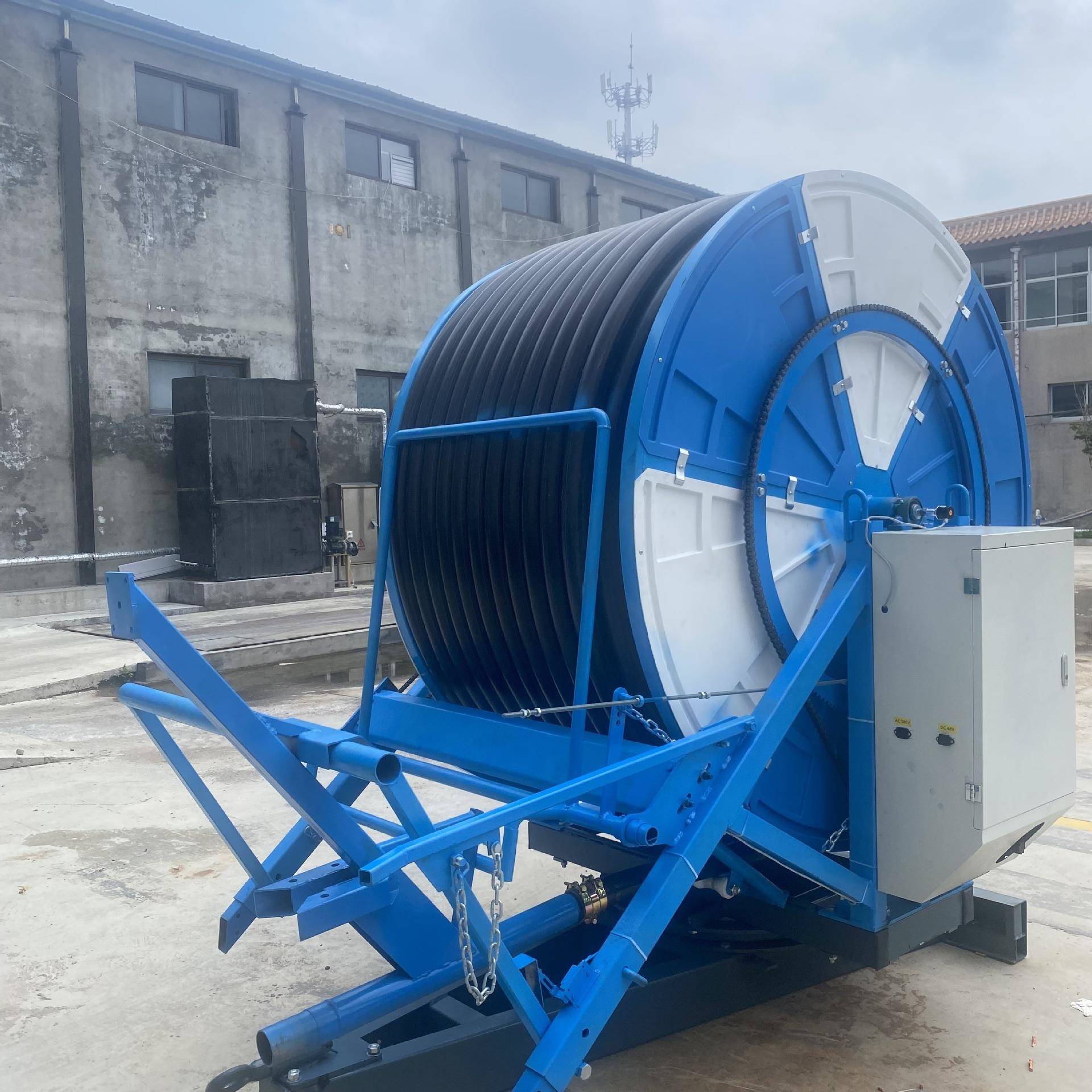 卷盘盘式灌机全自动农用绞式喷灌溉设备大型425农田桁式自走浇架