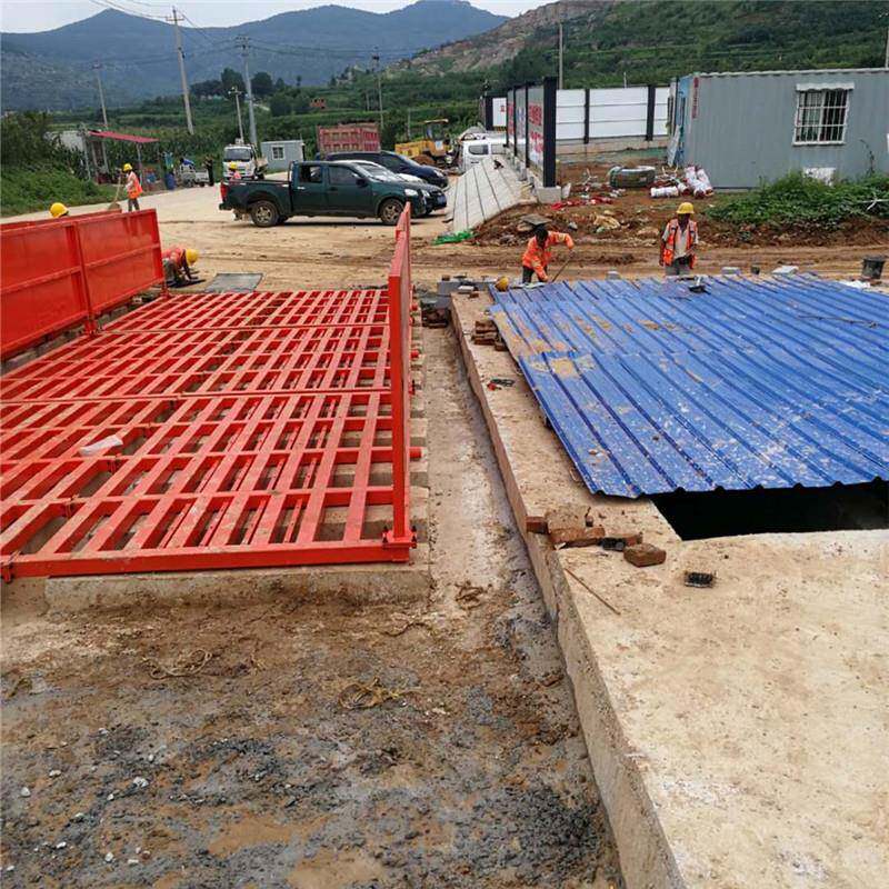 兖州厂家车售工地渣土轮销洗车台胎12煤矿全封闭洗轮机