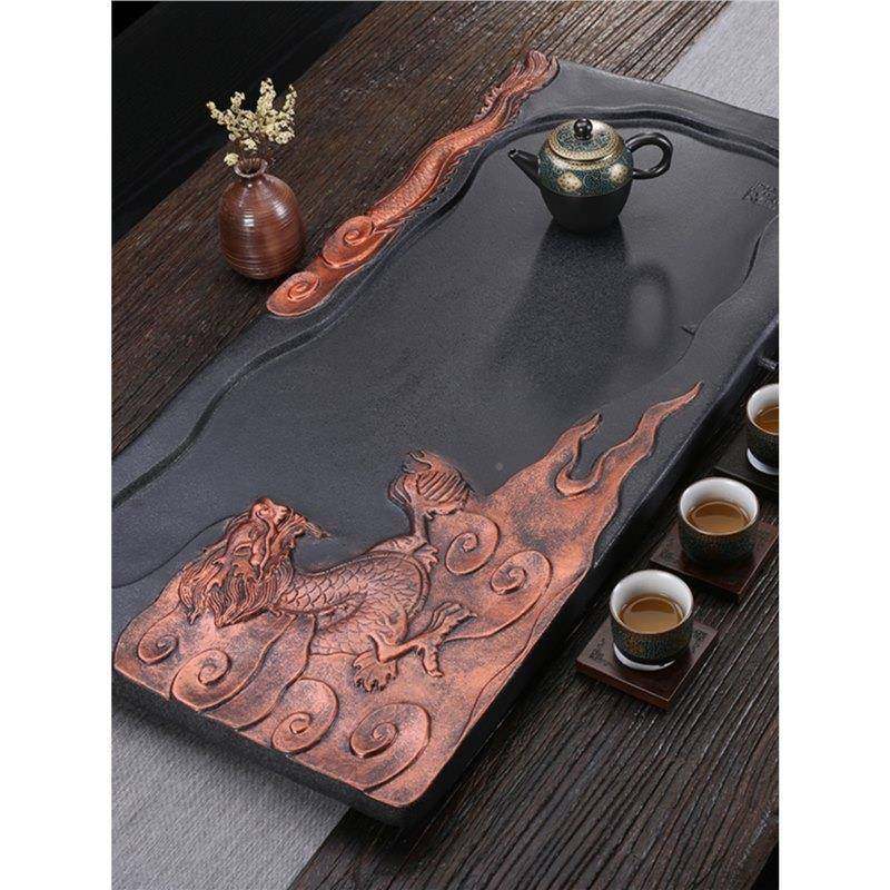 简8742025新款茶盘家用约整块客功夫现代排金石厅茶具石材茶台水