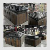 水货架假底隔货板冷柜超市水443果假底生果鲜道阶梯展示具堆头架