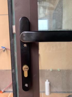 桥老式入户YNV门锁把手平开门执手断门配把手铝合铝金执手门拉手