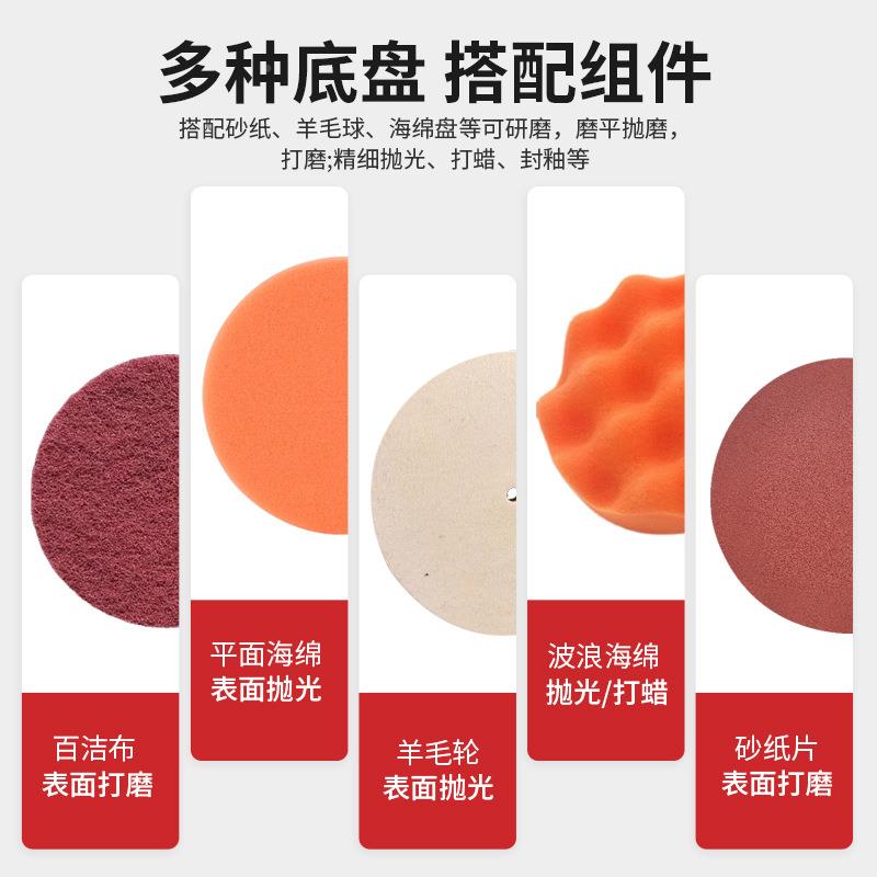 ase动砂纸5寸标准打磨机y气动抛光机蜡机气磨机气磨光打机汽车木