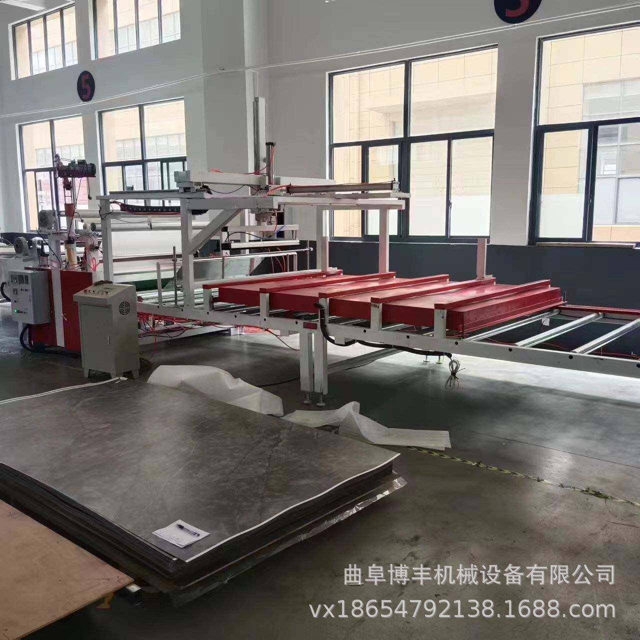 全自平贴机动断膜放卷膜生间隔断卫贴板覆机PVC膜平机镀锌钢板贴