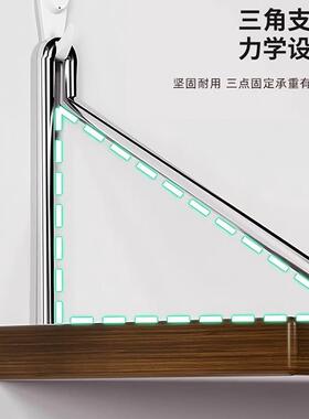 上物架免打孔壁JOJ挂一字隔板客悬厅空收置纳层墙板书架墙面搁板