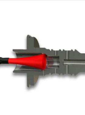 XE瓷B刺EC锐必克内孔IMP研磨刷抛光去毛蓝色CH-A33维-11M陶纤刷