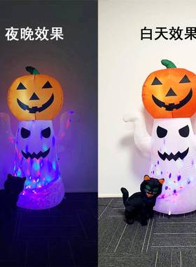 万圣圣诞节南充气庭气模订发光摆件节院装饰灯46241万圣节制瓜做