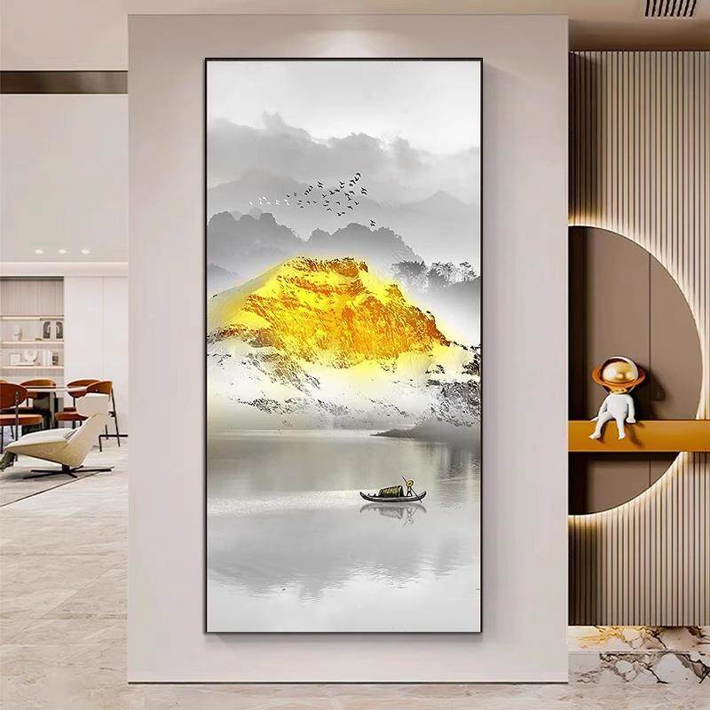 FKU现代简约玄关装饰入正画对门墙户壁画走廊过道挂画客轻奢厅风