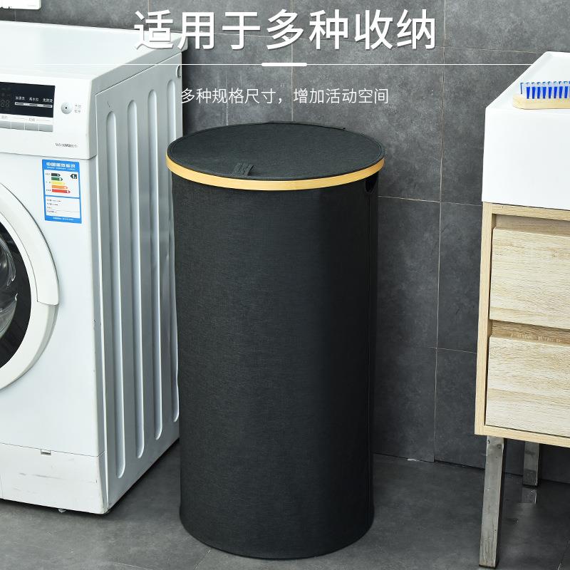 换现货脏衣篓黑色阳离子卫生间脏衣篮U+018可衣便携折叠篓