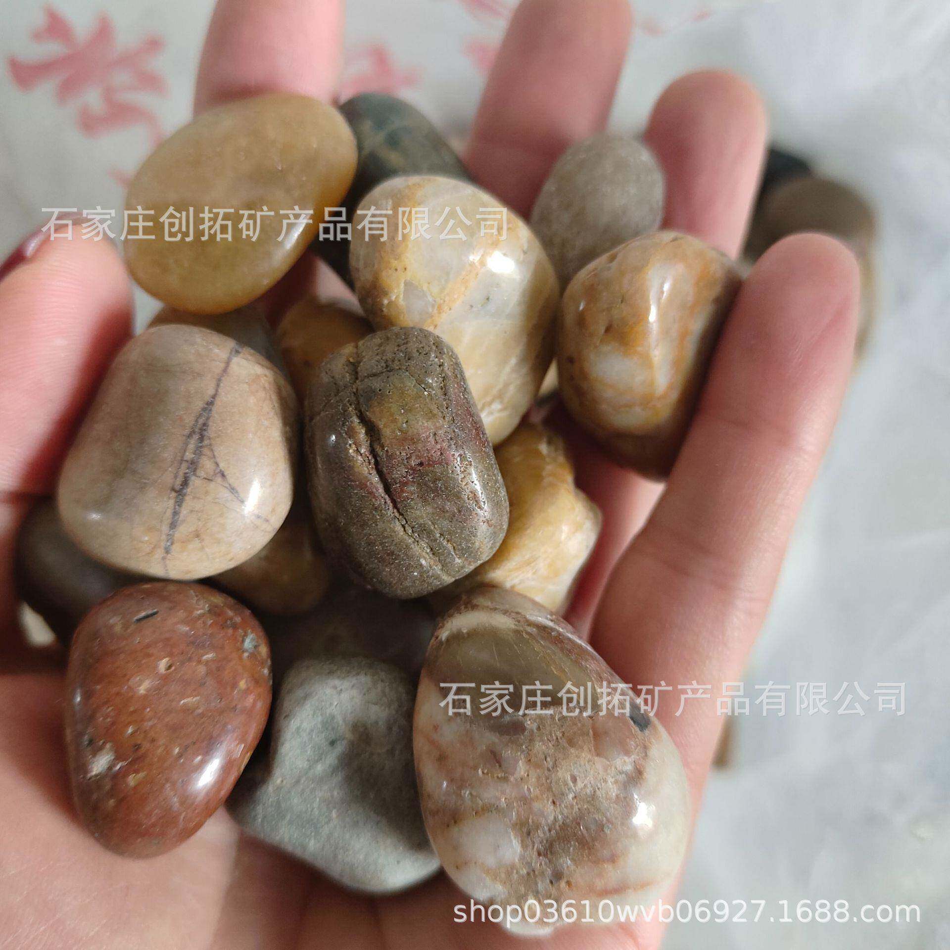 厂家景色石子透水地坪胶粘石观铺面289装饰洗米彩景鱼缸造石头