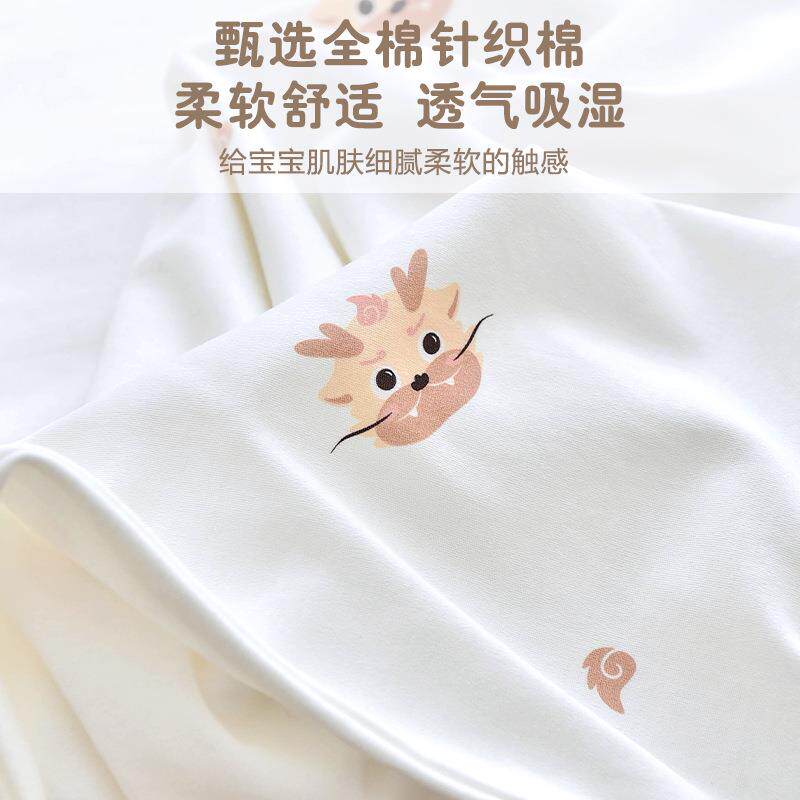 新生儿纯棉针织棉卡通花被611套婴四季款卡儿通被套幼园儿儿童印