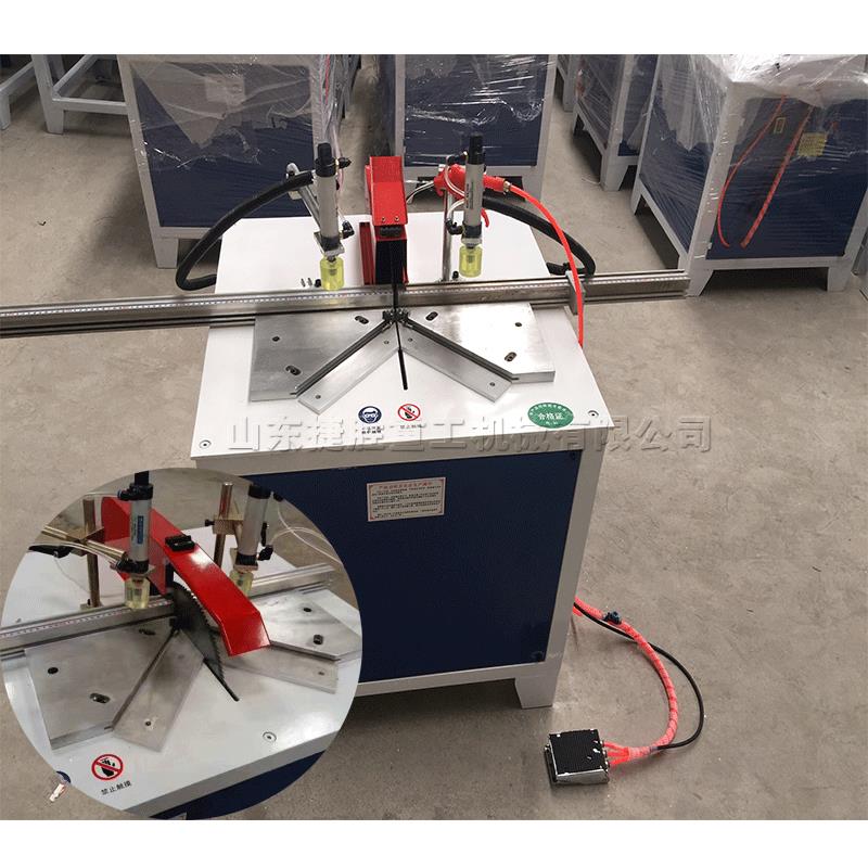 功能半动自铝多材切机橱柜门窗锯切机定金4割5度角切铝机