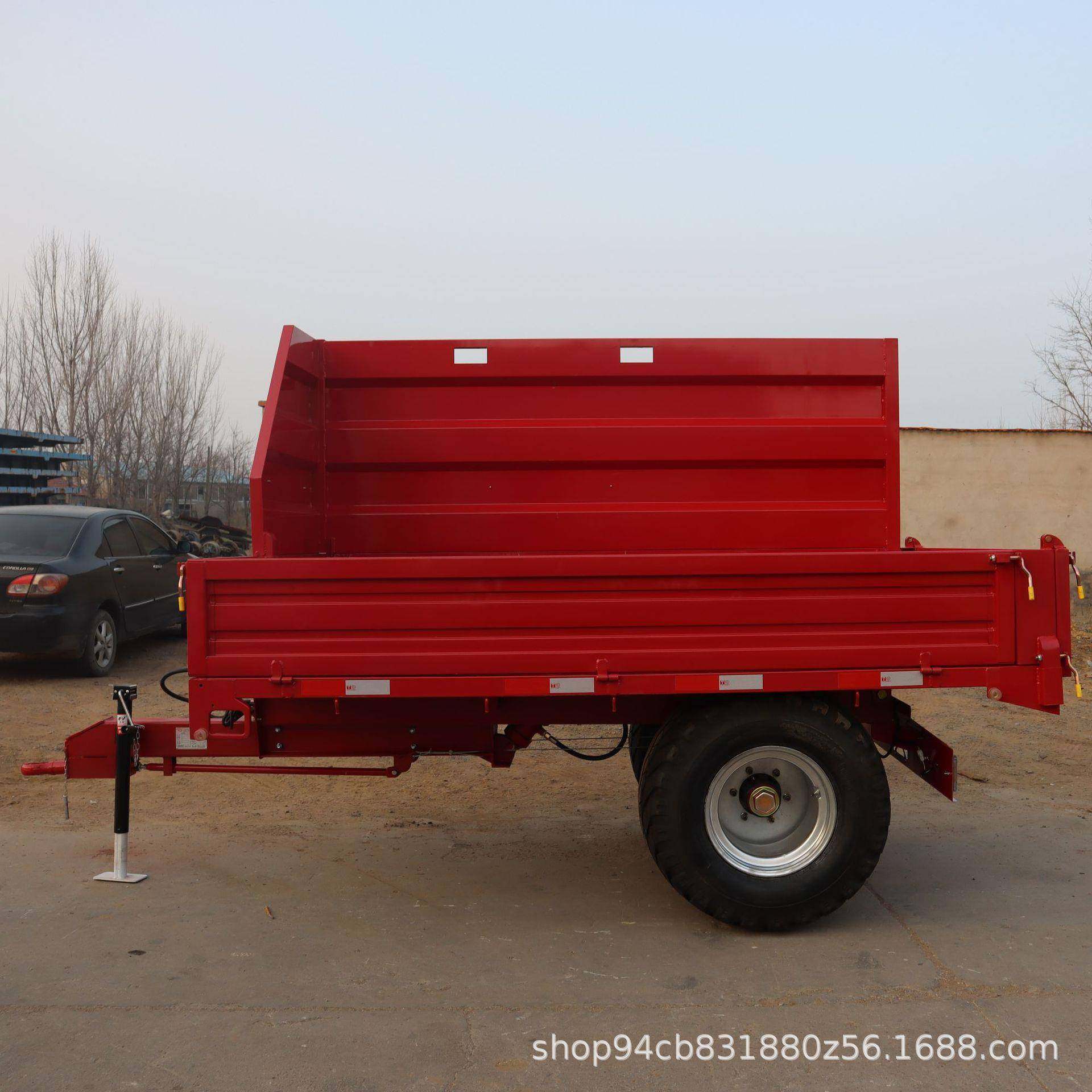 农用单轴四轮牵拖拉机运挂斗拖车田间引运输拖7CX-4车玉米小麦输