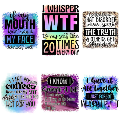 iron on stickers 6pcs of iron on heat transfer decals