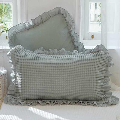 枕头套一对WAZ装套纱布加大宽家枕枕用加成人吸汗芯套