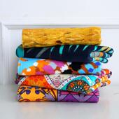 纯多ARX满版 花大棉浴巾印数码 直喷工艺质感细腻渗透性好尺寸可选