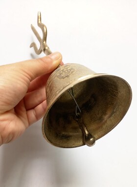 道家用品道士法器道士铃铜铃法铃三清铃三叉铃三叉铜钟铃铛圣节