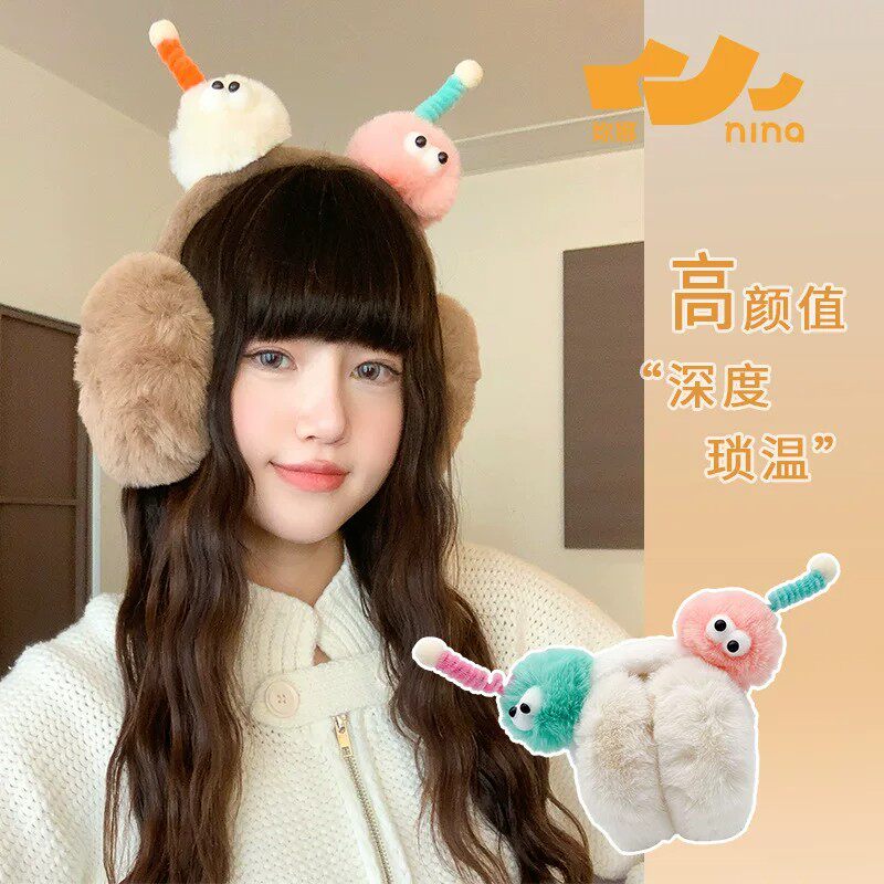 防冻耳罩女冬季新款防寒耳罩毛绒保暖女防风耳捂耳包耳暖捂子儿童