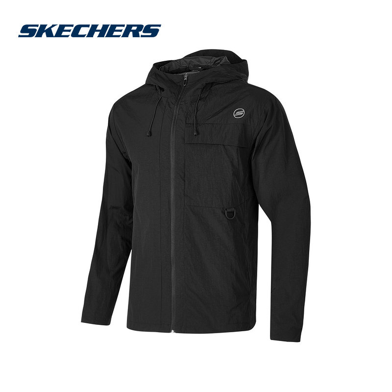 SKECHERS|新品2024冬男梭织外套 P424M164-0018 - 实物图