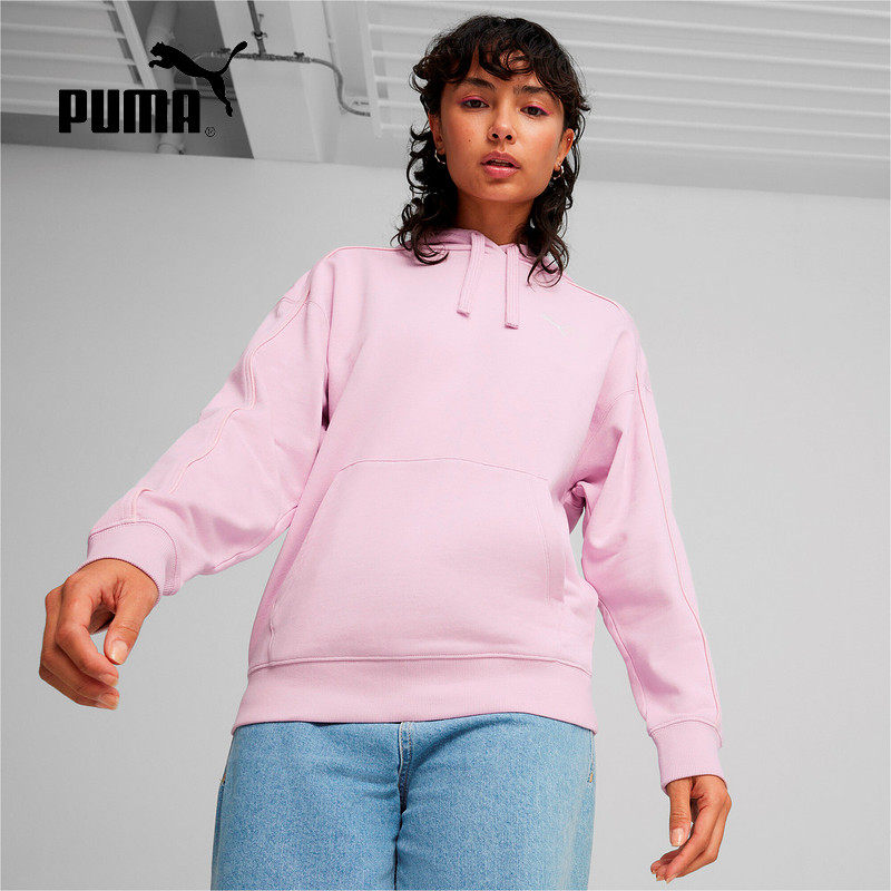 PUMA彪马卫衣女装冬季新款运动上衣休闲服套头衫潮682158-60