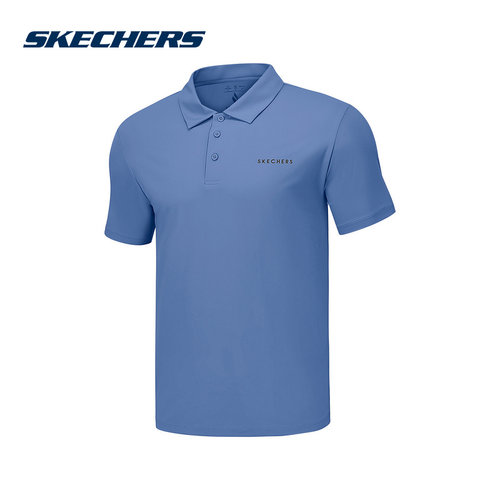 SKECHERS|新品2025夏男短袖衫 P225M085-02X6