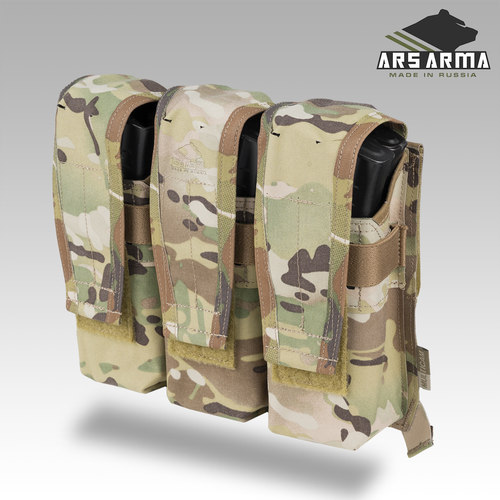 【ARS ARMA】Front Panel 6 AK LC Magazines 攻击面板 翻盖三联