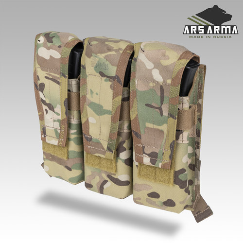 【ARS ARMA】Front Panel 3 AK LC Magazines 攻击面板 翻盖三联