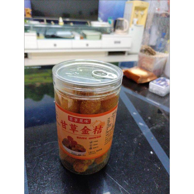 甘草金桔九制罐装正宗柑橘泡水清凉果干果脯天山蜜饯休闲雪桔零食