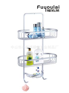 空铝毛TKB巾架打孔枪灰色浴室置物架卫免生间厕太浴巾所架壁挂洗