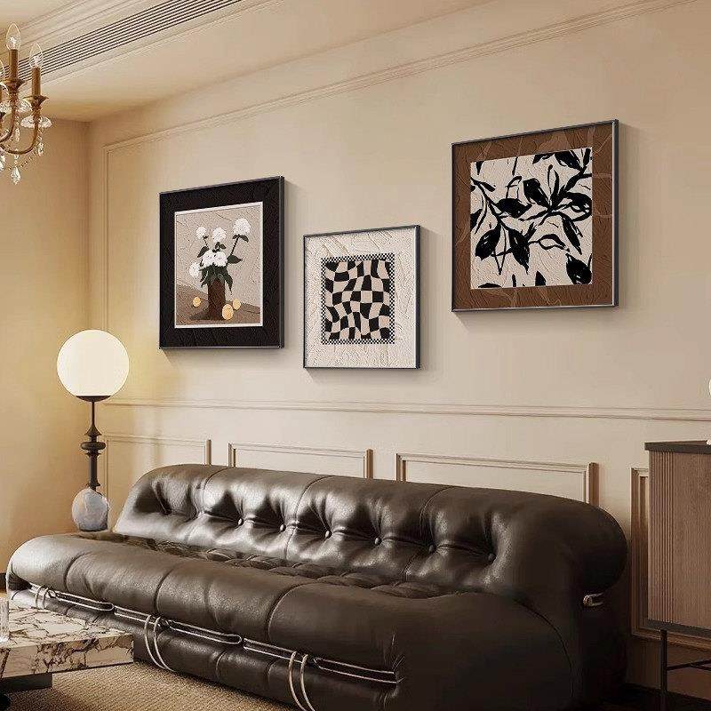 中古风客厅装饰画复古小众艺术画花卉餐厅壁画法式沙发背景墙挂画,家居饰品,现代装饰画,淘宝优惠券,粉丝福利购,淘宝优惠卷