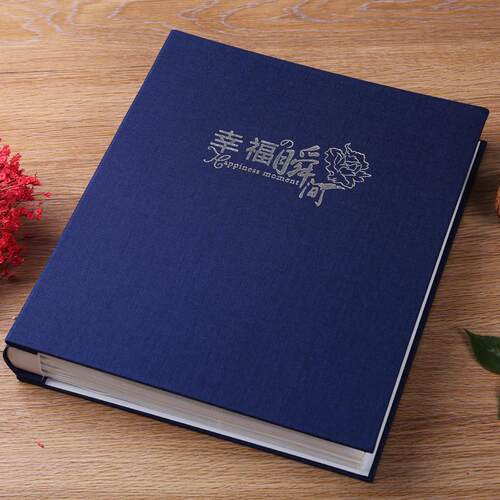 ip9d相册本影集5寸6寸竖装插页式记录簿情侣大7寸8成长纪念册家庭