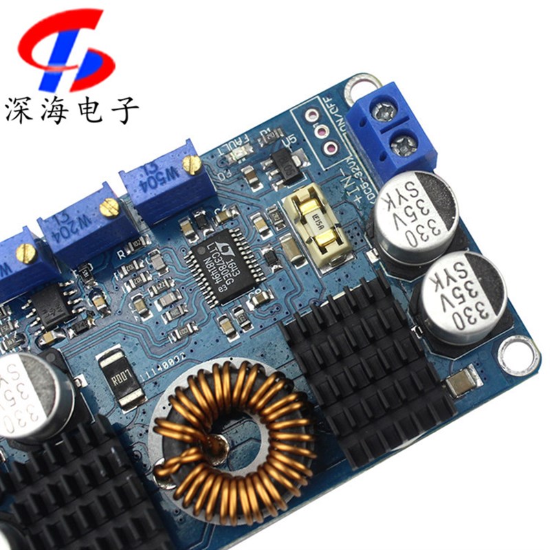 DCDC LTC3780自动升降压太阳能车载稳压恒压恒流电源模块超簿型