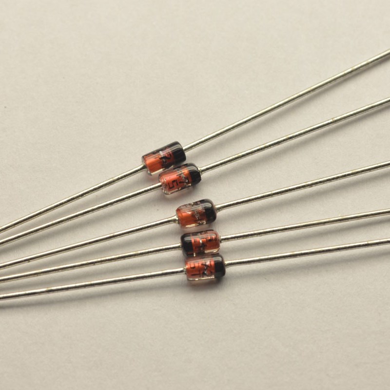 1W直插稳压二极管 1N4733A 1W IN4733 5.1V 直插DO-41 50只