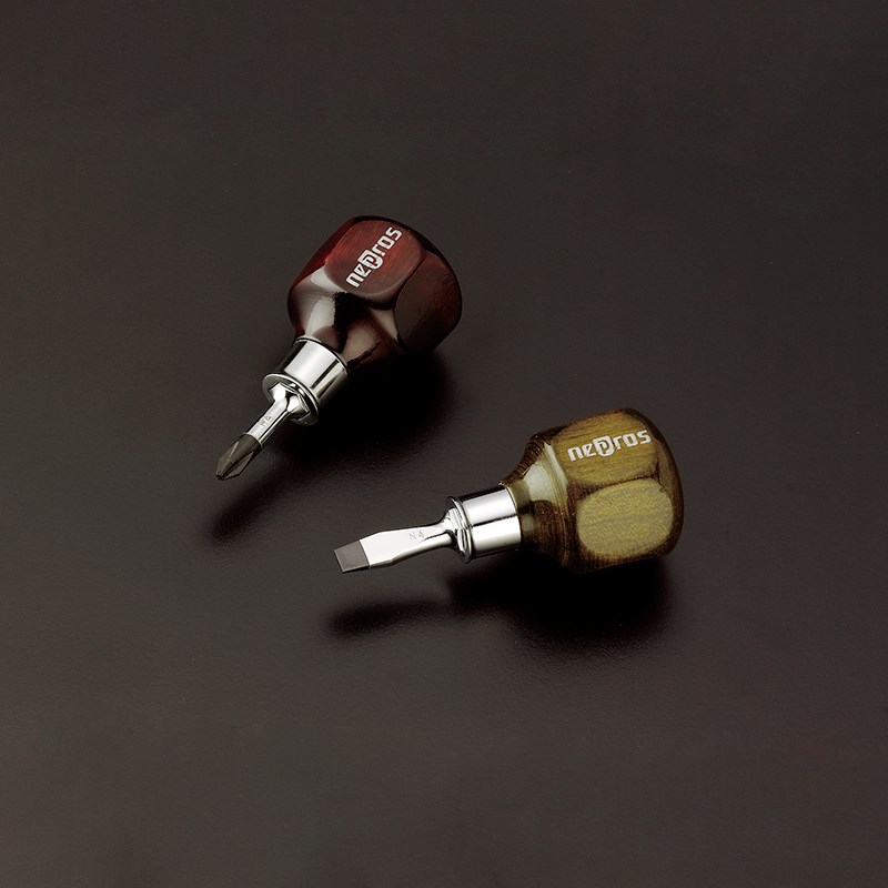 日本进口KTC高端工具NEPROS系列F1赛车用木柄螺丝刀起子批ND1P