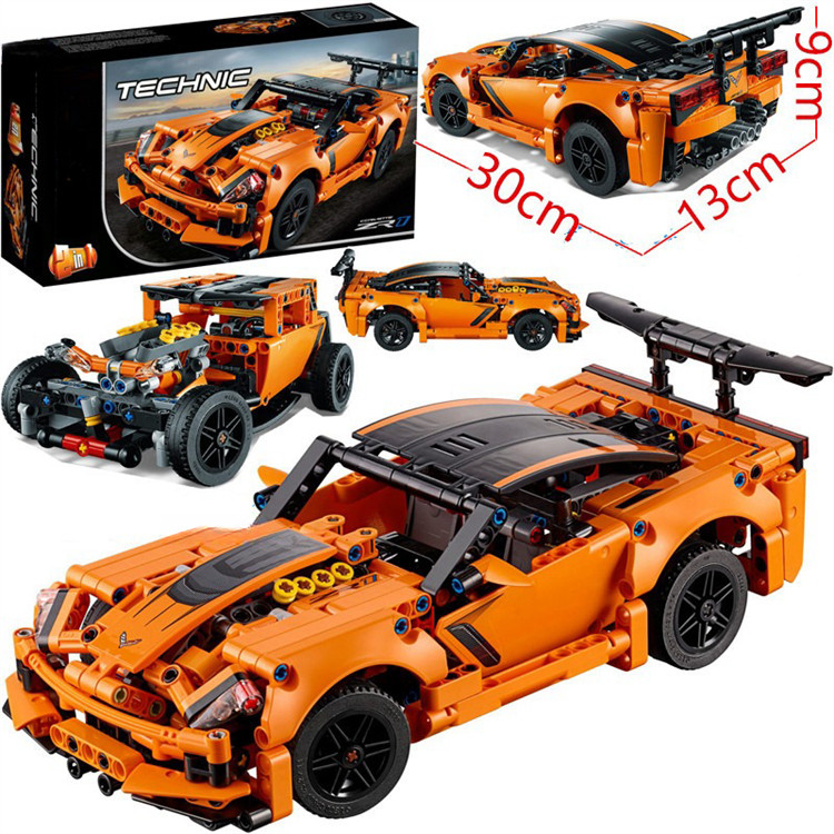 乐高科技机械组42093雪佛兰科尔维特zr1跑车汽车积木儿童玩具礼物