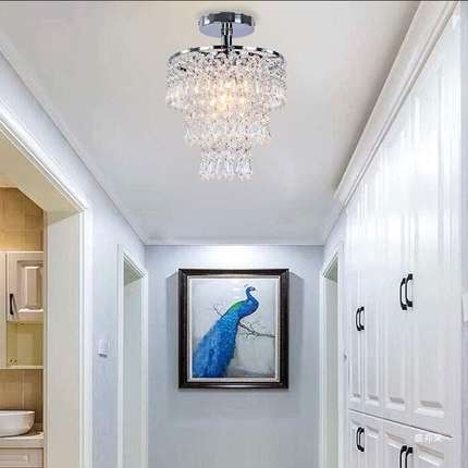外销供货水晶餐厅温馨卧室玄关过道 客厅led吸顶灯亚马逊其他