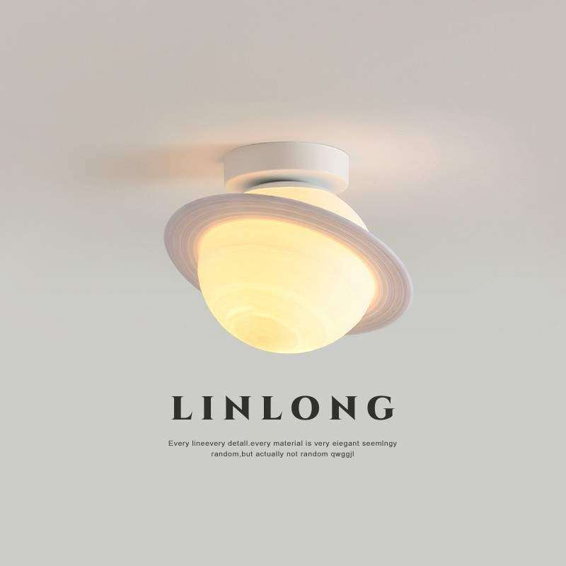 北欧创意设计师星球吸顶灯玄关走廊过道阳台灯具现代极简儿童房灯