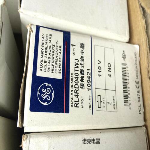 RL4RD040TWJ 110V 原装美国通用接触器式继电器
