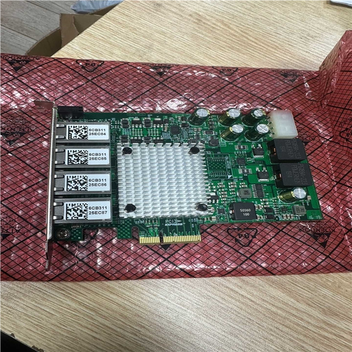 4口POE视觉采集卡 pcie x4 1G Quad-Por（憨憨电子）