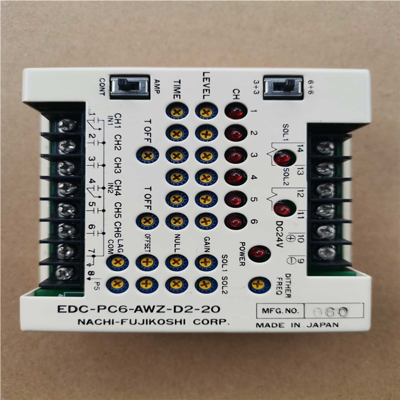 询价~不二越NACHI比例放大器现货 EDC-PC6-AWZ-D2