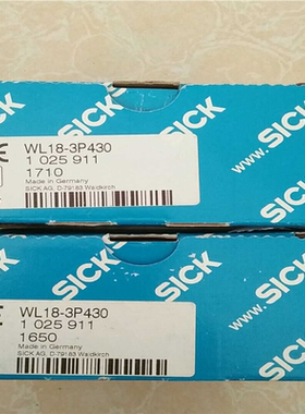 SICK西克WL18-3P430传感器 1025911（卡套电子）