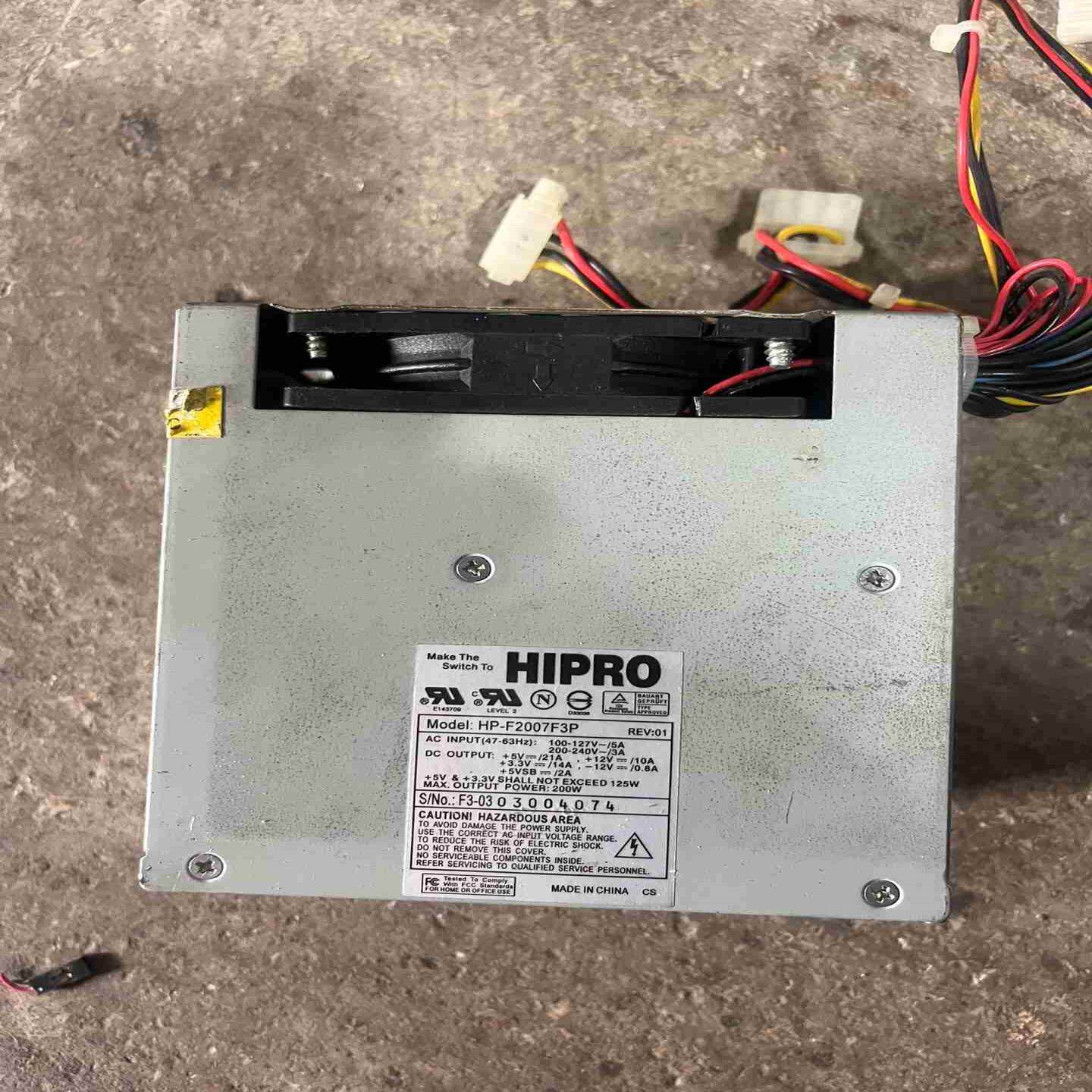 HIPRO HP-F2007F3P 工控电源议价