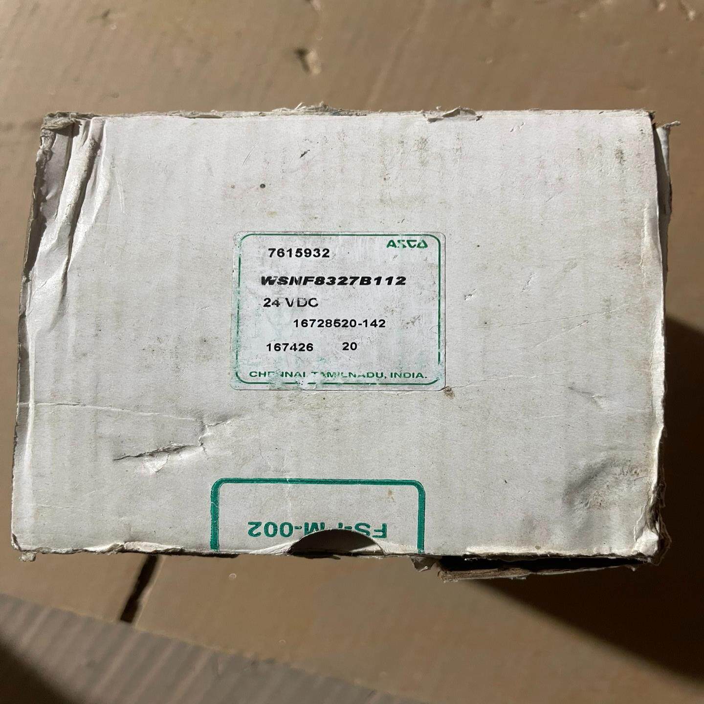 议~阿斯卡asco防爆电磁阀WSNF8327B112库存 - 实物图