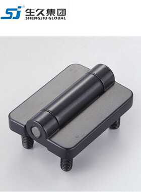 生久柜锁CL209-4-2R带阻尼 黑色铰链 锌合金合页配电箱柜铰链