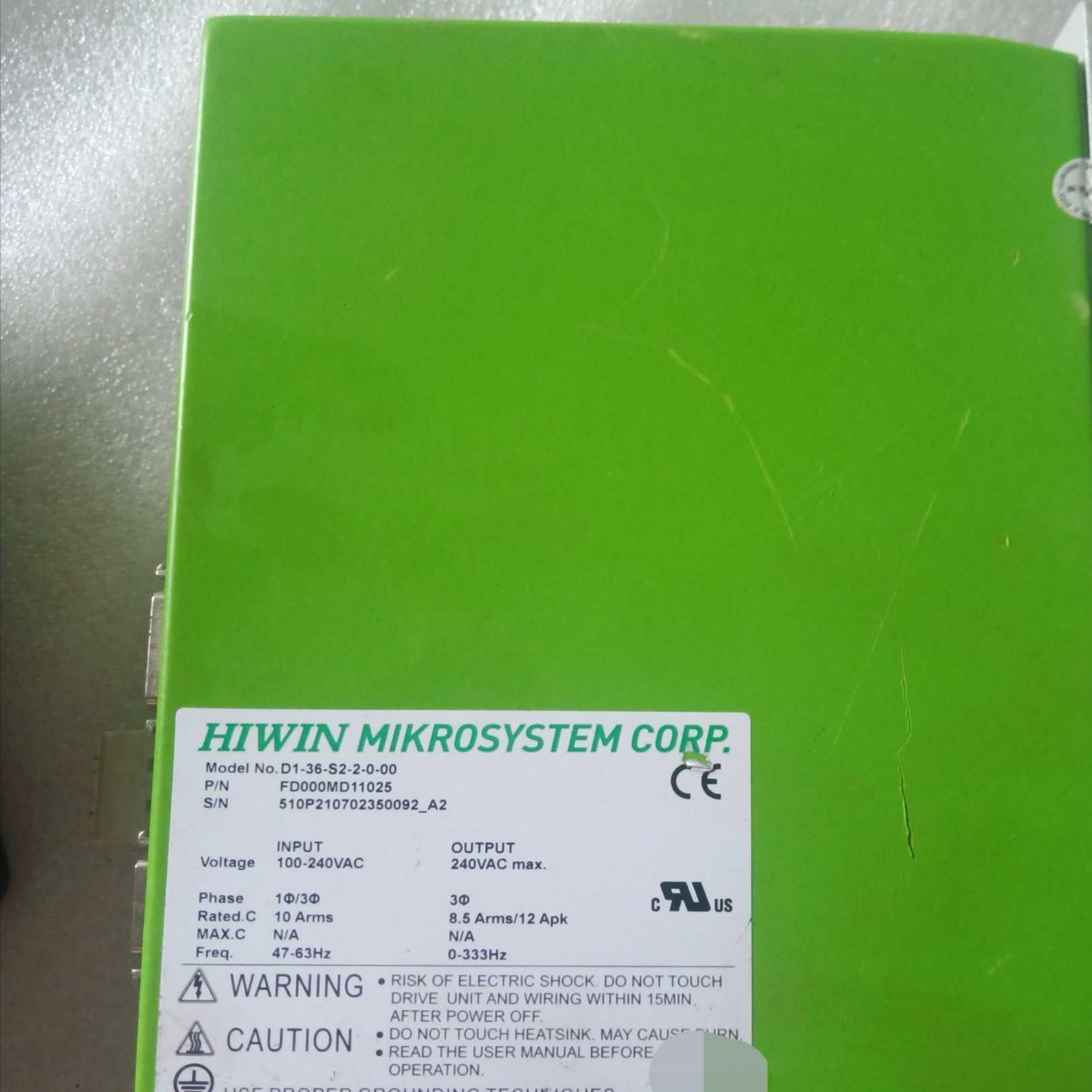 上银转台DD马达 控制器是D1-36-S2-2-0-00(崽崽配件）