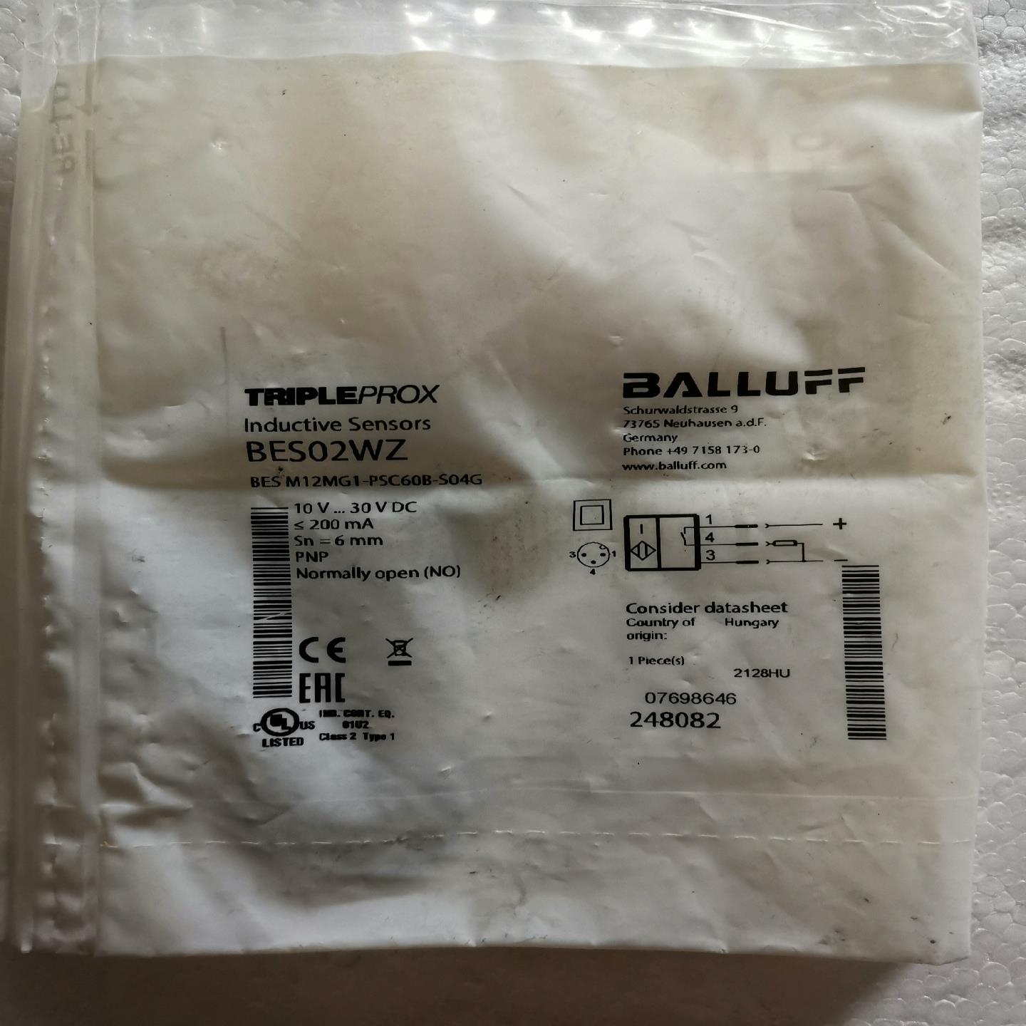 议~BALLUFF巴鲁夫传感器BES M081-PSC30B